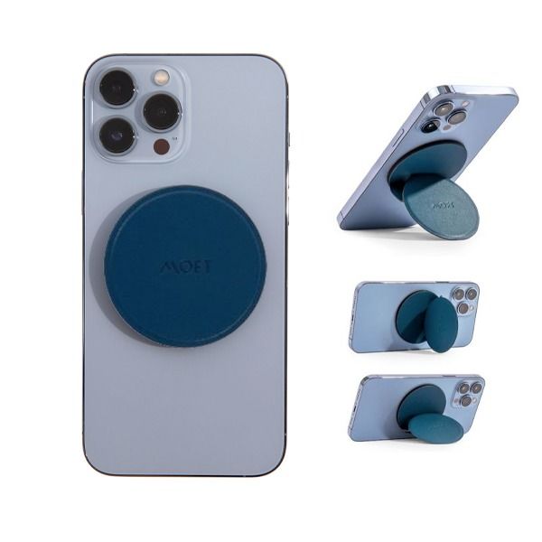 Moft O-Snap Phone Stand and Grip with Magnetic Stand - Blue (545157) Moft O-Snap Phone Stand and Grip with Magnetic Stand - Blue (545157)